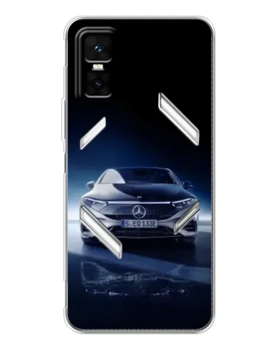 Чехол для Infinix GT 30 Pro с картинкой «Ночной Mercedes EQ» Чехол для Infinix GT 30 Pro с картинкой «Ночной Mercedes EQ»