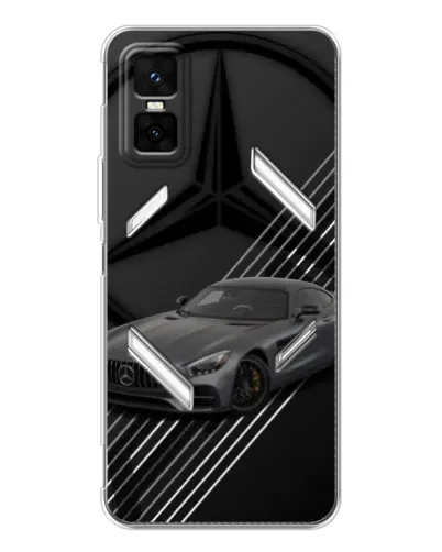 Чехол для Infinix GT 30 Pro с картинкой «Mercedes AMG — графика» Чехол для Infinix GT 30 Pro с картинкой «Mercedes AMG — графика»