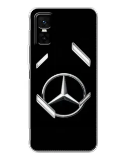 Чехол для Infinix GT 30 Pro с картинкой «Mercedes классический лого»