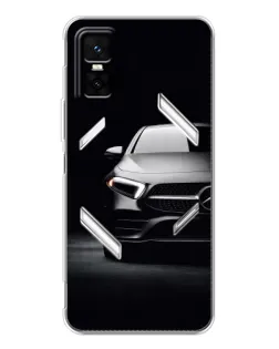 Чехол для Infinix GT 30 Pro с картинкой «Свет фар Mercedes»