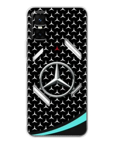 Чехол для Infinix GT 30 Pro с картинкой «Mercedes — бирюзовый акцент» Чехол для Infinix GT 30 Pro с картинкой «Mercedes — бирюзовый акцент»