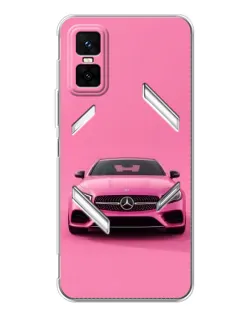 Чехол для Infinix GT 30 Pro с картинкой «Розовый Mercedes AMG» Чехол для Infinix GT 30 Pro с картинкой «Розовый Mercedes AMG»
