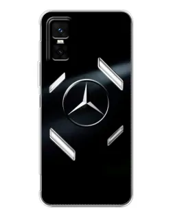 Чехол для Infinix GT 30 Pro с картинкой «Mercedes на металле» Чехол для Infinix GT 30 Pro с картинкой «Mercedes на металле»