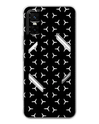 Чехол для Infinix GT 30 Pro с картинкой «Mercedes паттерн звезд» Чехол для Infinix GT 30 Pro с картинкой «Mercedes паттерн звезд»