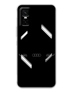 Чехол для Infinix GT 30 Pro с картинкой «Audi — световой подпись»