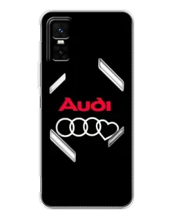 Чехол для Infinix GT 30 Pro с картинкой «Логотип Audi Heart»