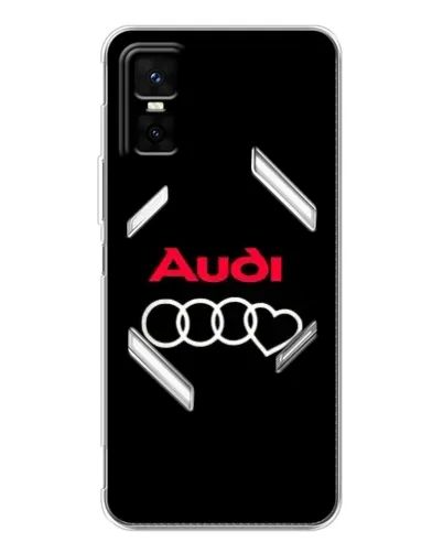 Чехол для Infinix GT 30 Pro с картинкой «Логотип Audi Heart»