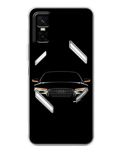 Чехол для Infinix GT 30 Pro с картинкой «Audi — ночной контур»
