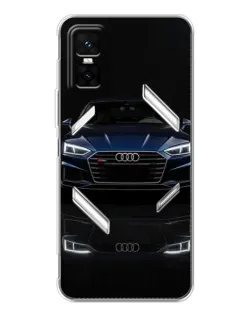Чехол для Infinix GT 30 Pro с картинкой «Audi — ночное отражение»