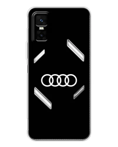 Чехол для Infinix GT 30 Pro с картинкой «Audi White Logo»