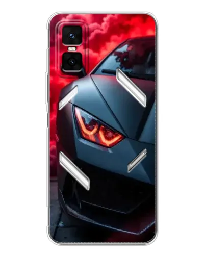 Чехол для Infinix GT 30 Pro с картинкой «Lamborghini красное сияние» Чехол для Infinix GT 30 Pro с картинкой «Lamborghini красное сияние»