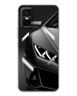 Чехол для Infinix GT 30 Pro с картинкой «Lamborghini фары детализация»