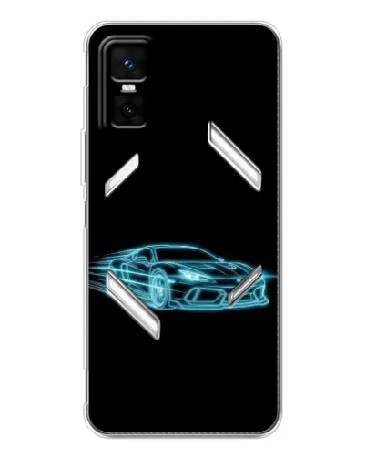 Чехол для Infinix GT 30 Pro с картинкой «Неоновый контур Lamborghini» Чехол для Infinix GT 30 Pro с картинкой «Неоновый контур Lamborghini»