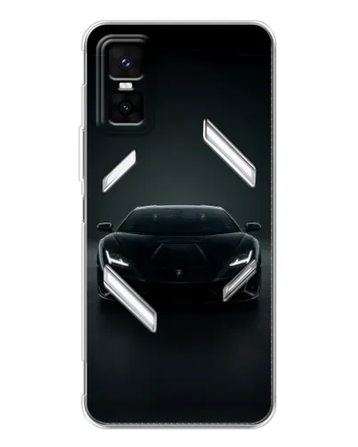 Чехол для Infinix GT 30 Pro с картинкой «Черный Lamborghini Aventador» Чехол для Infinix GT 30 Pro с картинкой «Черный Lamborghini Aventador»