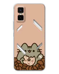 Чехол для Infinix GT 30 Pro с картинкой «Кофейный Пушин»