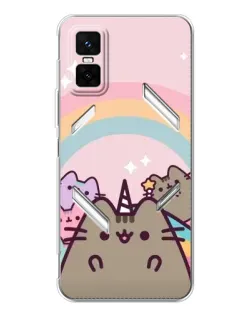 Чехол для Infinix GT 30 Pro с картинкой «Единорог Pusheen»