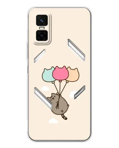 Чехол для Infinix GT 30 Pro с картинкой «Пушин на шариках»