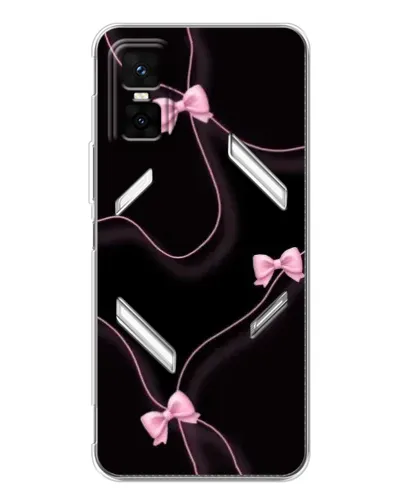 Чехол для Infinix GT 30 Pro с картинкой «Розовые ленты»
