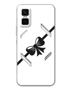 Чехол для Infinix GT 30 Pro с картинкой «Диагональный бант»