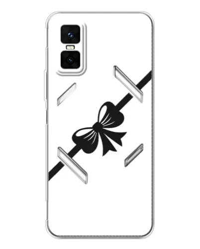 Чехол для Infinix GT 30 Pro с картинкой «Диагональный бант»