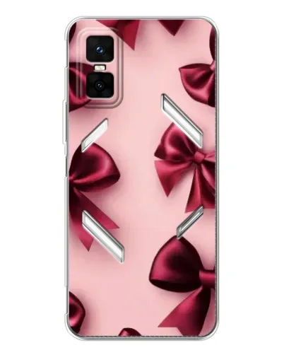 Чехол для Infinix GT 30 Pro с картинкой «Бордовый атлас»