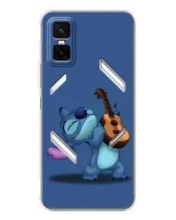 Чехол для Infinix GT 30 Pro с картинкой «Стич с укулеле»