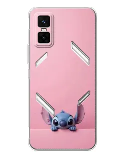 Чехол для Infinix GT 30 Pro с картинкой «Stitch выглядывает»