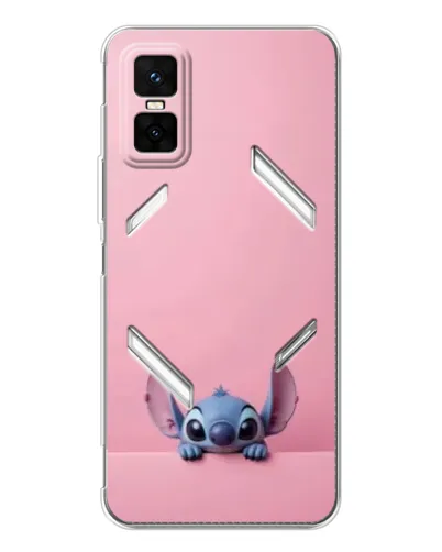 Чехол для Infinix GT 30 Pro с картинкой «Stitch выглядывает»