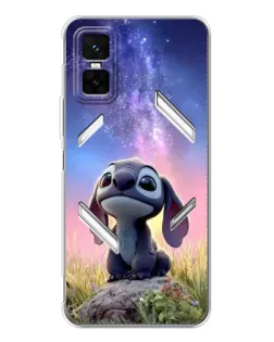 Чехол для Infinix GT 30 Pro с картинкой «Стич на рассвете»