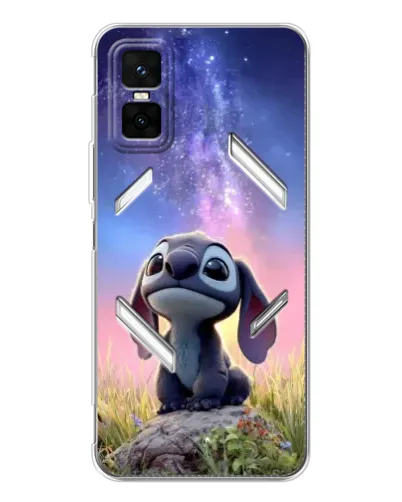 Чехол для Infinix GT 30 Pro с картинкой «Стич на рассвете»