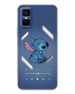 Чехол для Infinix GT 30 Pro с картинкой «Музыкальный Stitch»