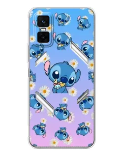 Чехол для Infinix GT 30 Pro с картинкой «Паттерн со Стичем»