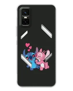 Чехол для Infinix GT 30 Pro с картинкой «Анжел целует Стича»