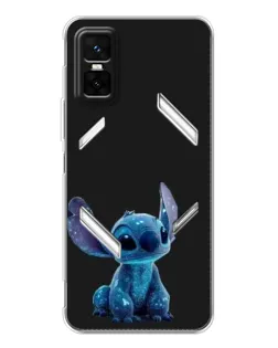 Чехол для Infinix GT 30 Pro с картинкой «Стич на черном»