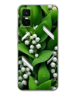 Чехол для Infinix GT 30 Pro с картинкой «Ландыши в зелени»