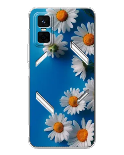 Чехол для Infinix GT 30 Pro с картинкой «Белоснежные маргаритки»