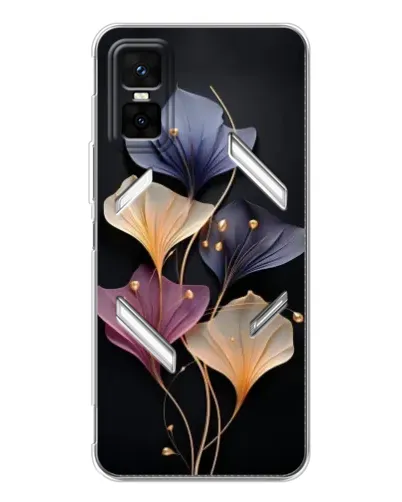 Чехол для Infinix GT 30 Pro с картинкой «Лиловые цветы грации»