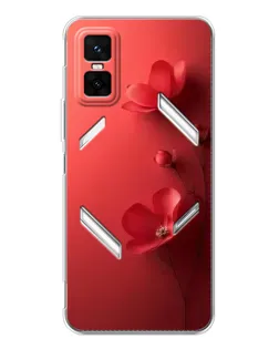Чехол для Infinix GT 30 Pro с картинкой «Маковые соцветия»