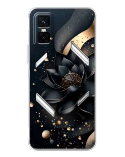 Чехол для Infinix GT 30 Pro с картинкой «Черный лотос»