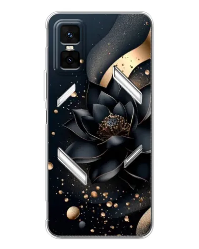 Чехол для Infinix GT 30 Pro с картинкой «Черный лотос»