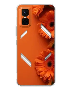 Чехол для Infinix GT 30 Pro с картинкой «Оранжевые герберы»
