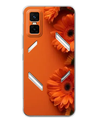 Чехол для Infinix GT 30 Pro с картинкой «Оранжевые герберы»