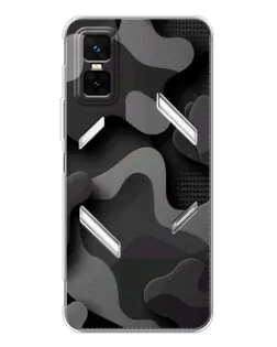 Чехол для Infinix GT 30 Pro с картинкой «Темный абстрактный камуфляж»