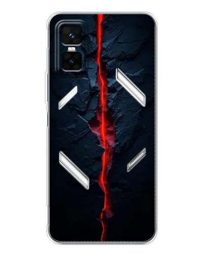 Чехол для Infinix GT 30 Pro с картинкой «Kрасная лавовая трещина» Чехол для Infinix GT 30 Pro с картинкой «Kрасная лавовая трещина»