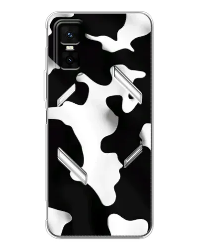 Чехол для Infinix GT 30 Pro с картинкой «Черно-белое пятно» Чехол для Infinix GT 30 Pro с картинкой «Черно-белое пятно»