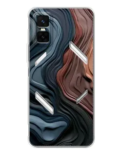 Чехол для Infinix GT 30 Pro с картинкой «Цветные волны каньона»