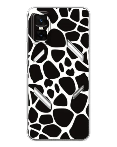 Чехол для Infinix GT 30 Pro с картинкой «Черно-белый жираф» Чехол для Infinix GT 30 Pro с картинкой «Черно-белый жираф»