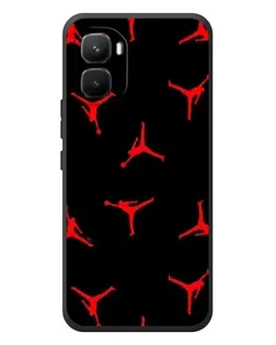 Чехол для Infinix GT 50 Pro с картинкой «Jordan Red Pattern»