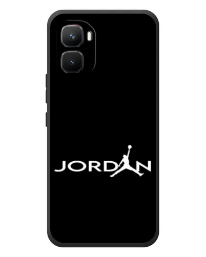 Чехол для Infinix GT 50 Pro с картинкой «Jordan White Logo» Чехол для Infinix GT 50 Pro с картинкой «Jordan White Logo»