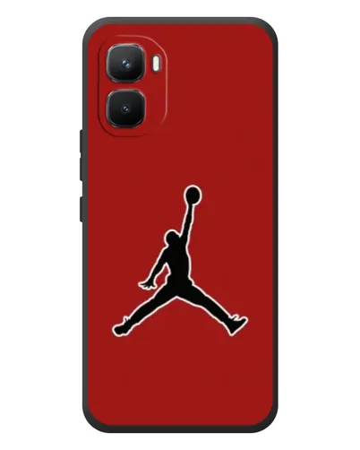 Чехол для Infinix GT 50 Pro с картинкой «Jordan Red Back» Чехол для Infinix GT 50 Pro с картинкой «Jordan Red Back»